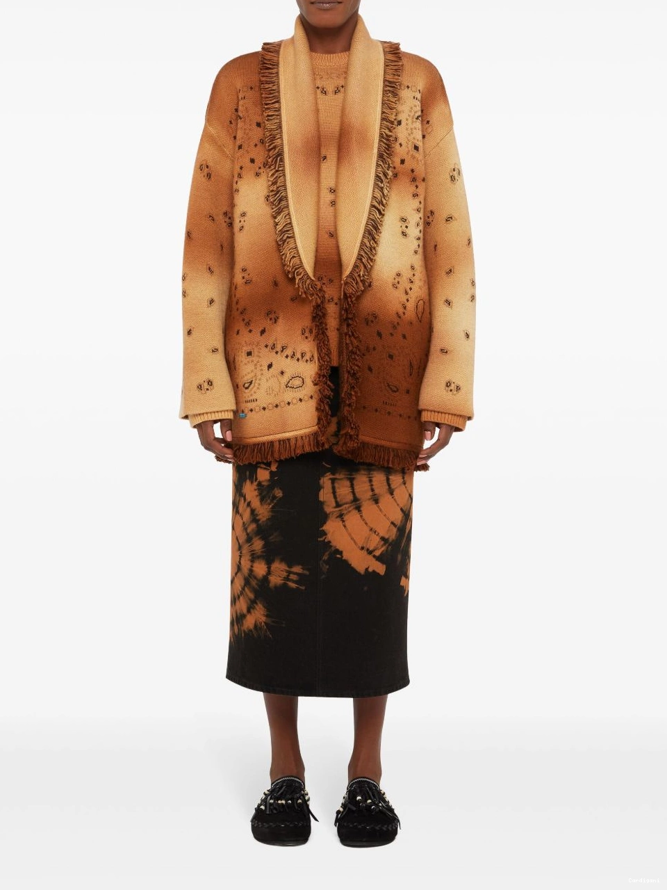 Cheap Alanui virgin-wool Hues cardigan Desert The Women Of 0416